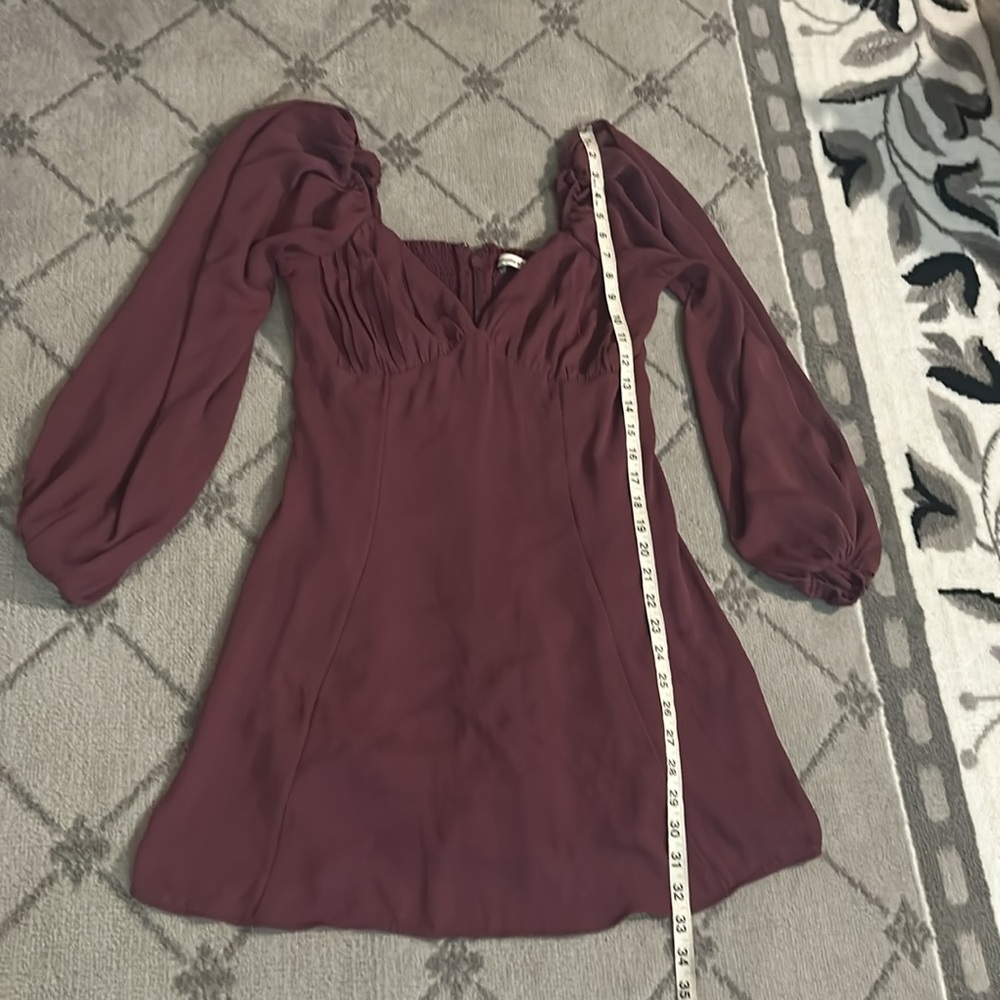 Abercrombie & Fitch Purple Long Sleeve Dress - Picture 7 of 7